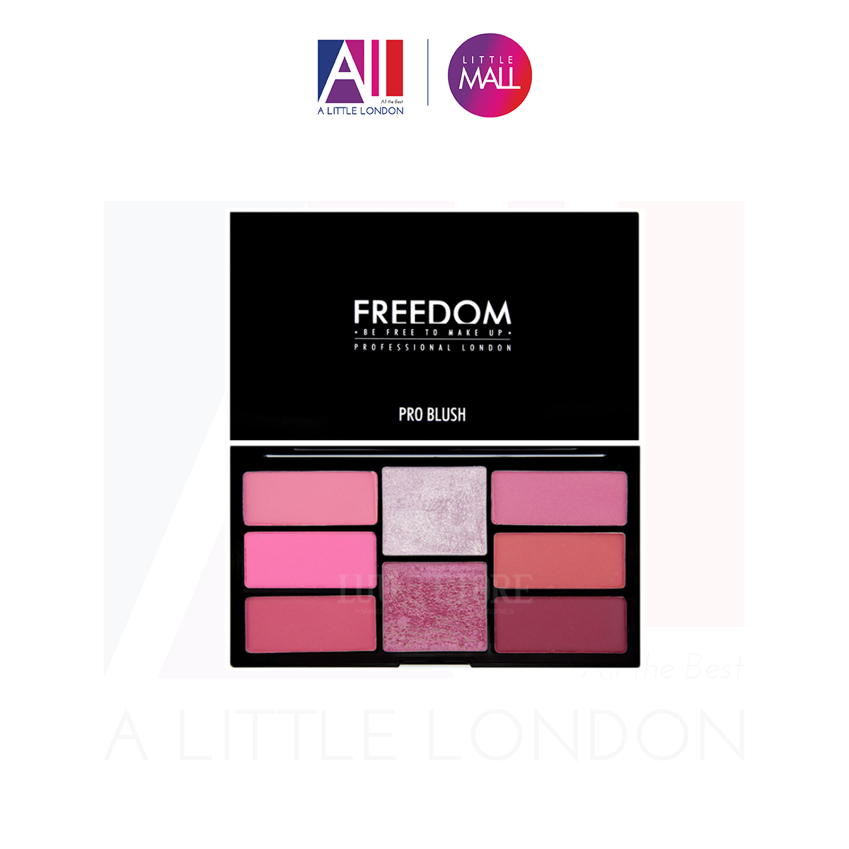 Bảng má và tạo khối Freedom Pro Blush &amp; Highlight - Pink &amp; Baked