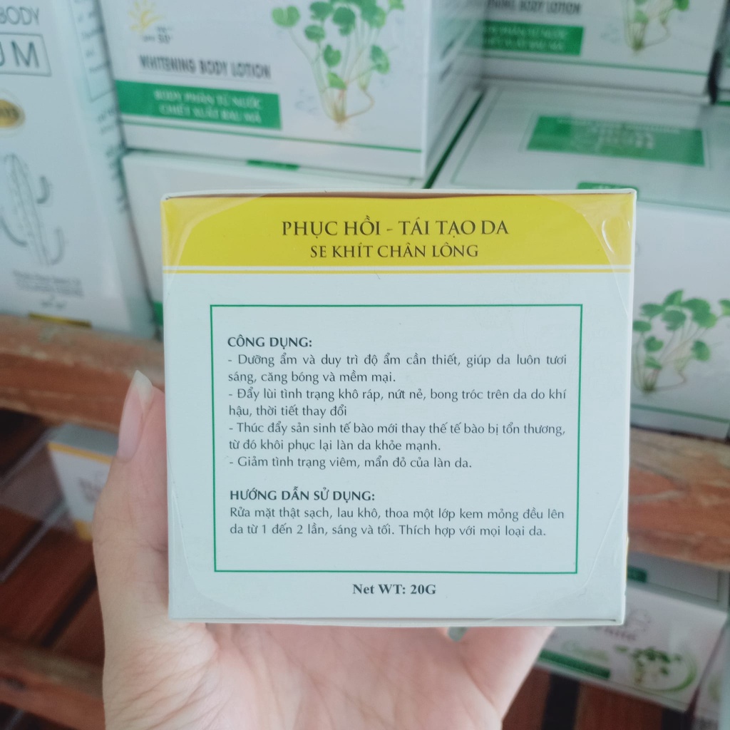 kem hani white phục hồi-tái tạo da 20g