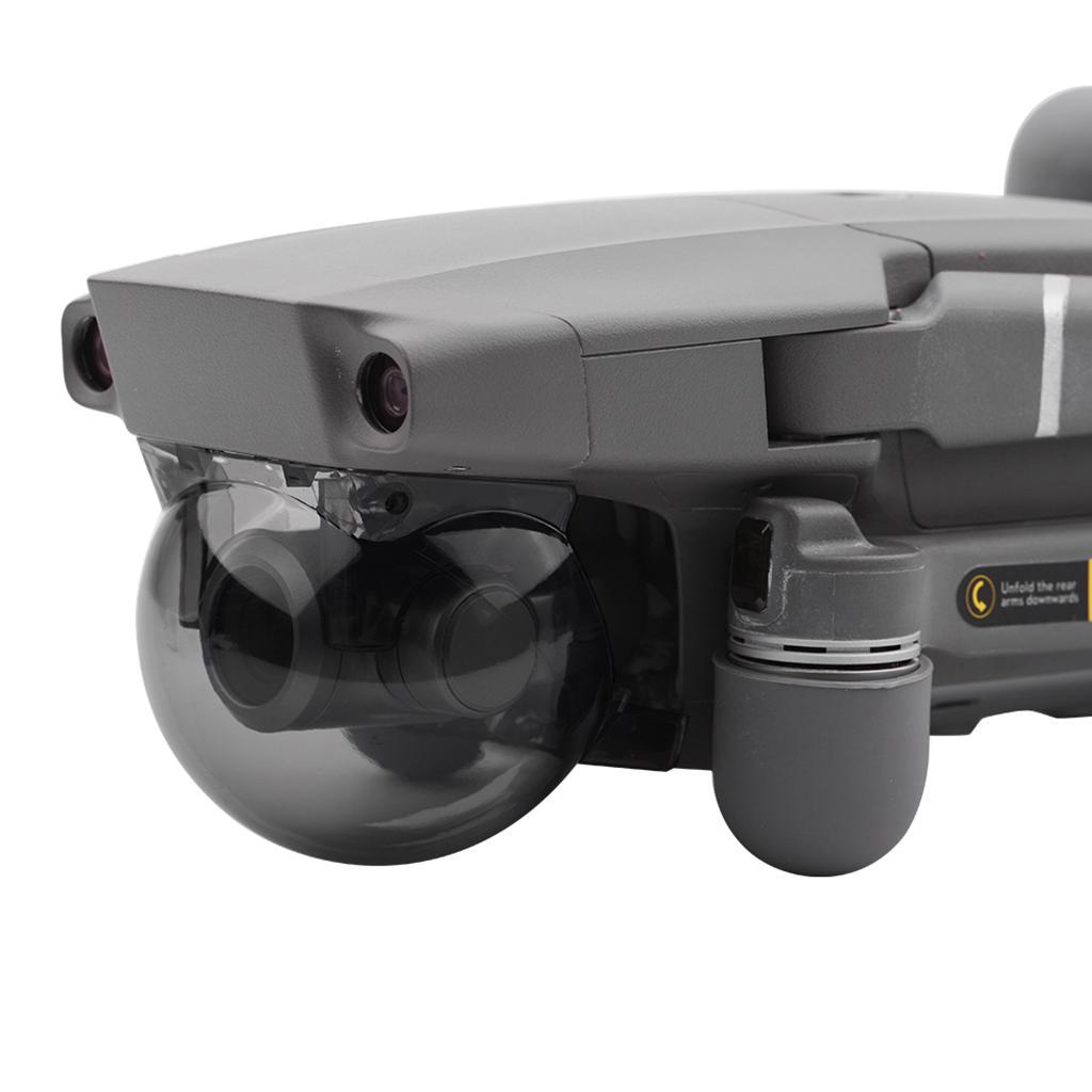 2xGimbal Camera Protector Cover Lens Hood Cap for DJI Mavic 2 Pro Gray
