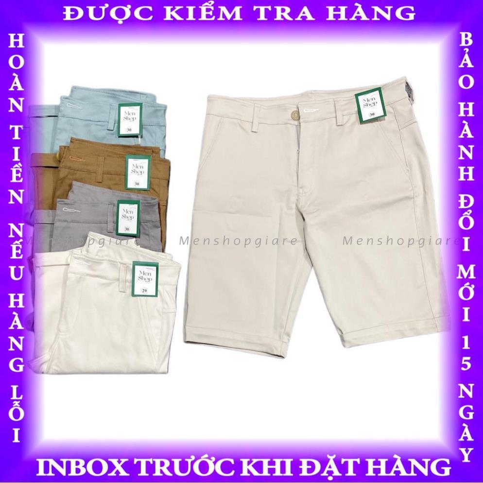 QUẦN SHORT KAKI NAM CO GIÃN - HÌNH THẬT trantuan