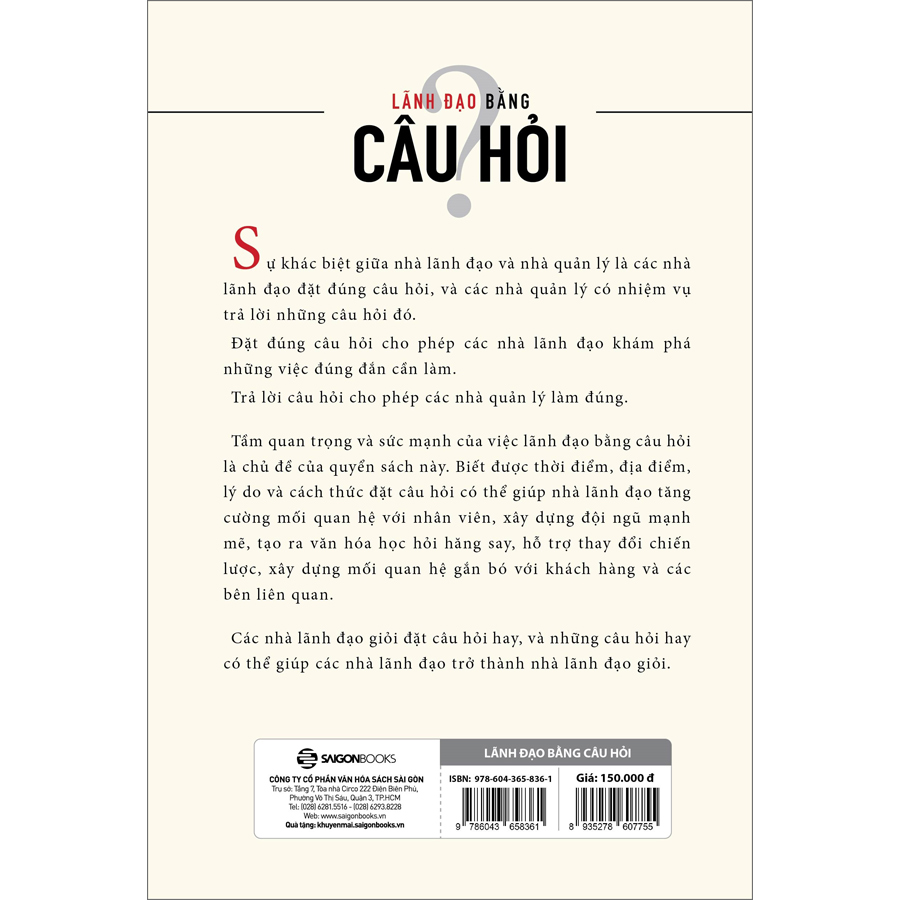 Sách Lãnh Đạo Bằng Câu Hỏi