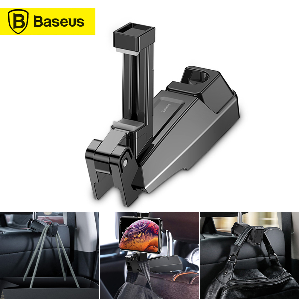 Xiaomi Youpin Baseus Bracket Backseat Hanger 25kg Bearing Foldable Hooker Phone Stand Gift for Car