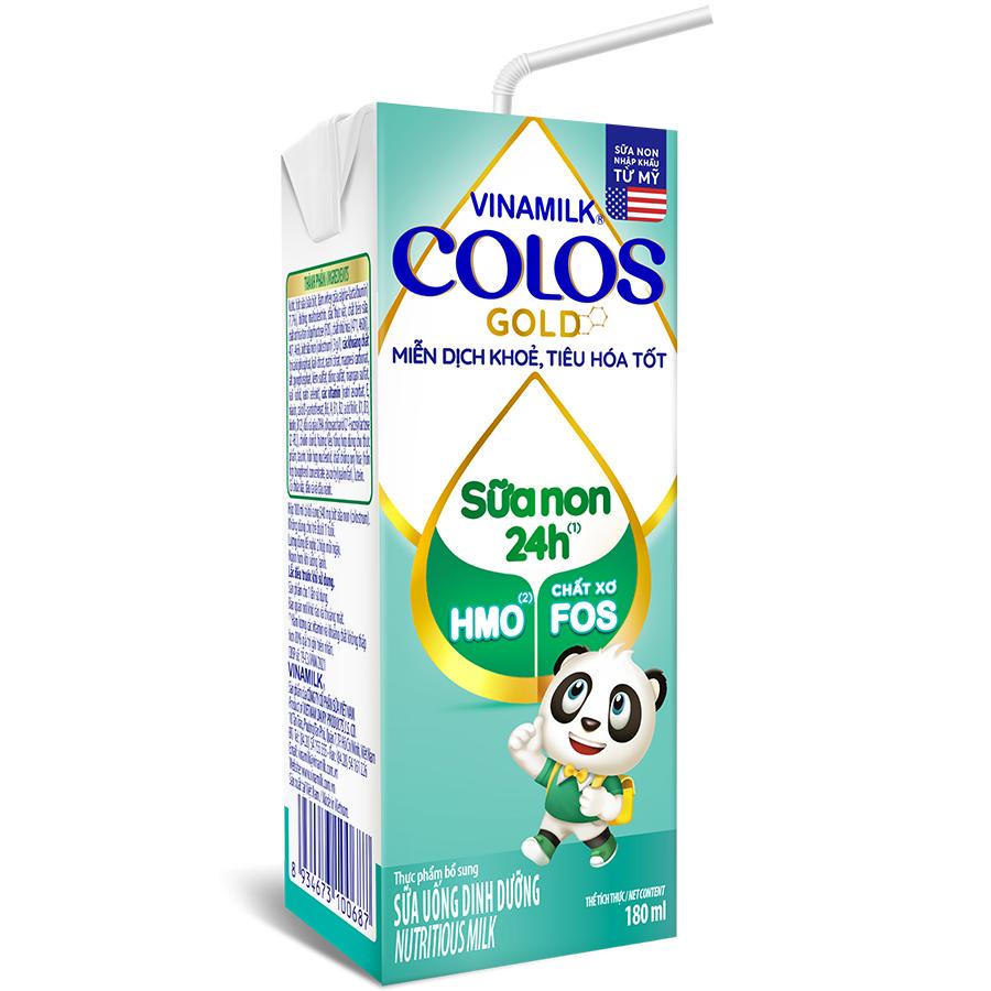 Thùng 48 Hộp Sữa uống dinh dưỡng Vinamilk ColosGold 180ml