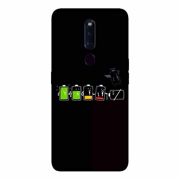Ốp lưng in cho Oppo F11 Pro Cạn Pin