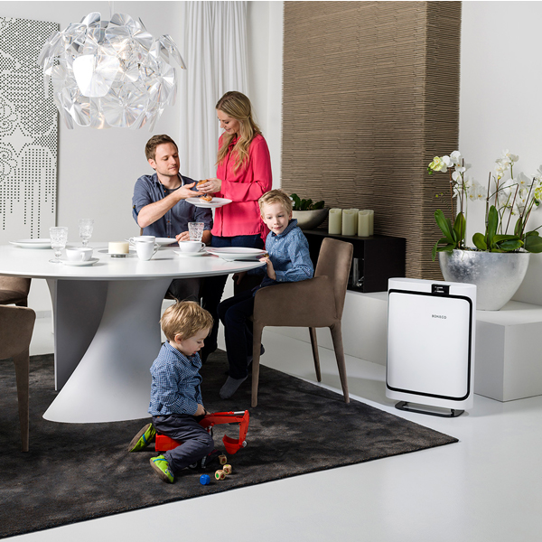 Máy Lọc Không Khí Cao Cấp BONECO P500 Chống Dị Ứng, Khử Mùi, Diệt Khuẩn, Lọc Bụi Báo Ô, Khuếch Tán/ Xông Tinh Dầu Nhiễm, Báo Ô Nhiễm - Hàng Nhập Khẩu