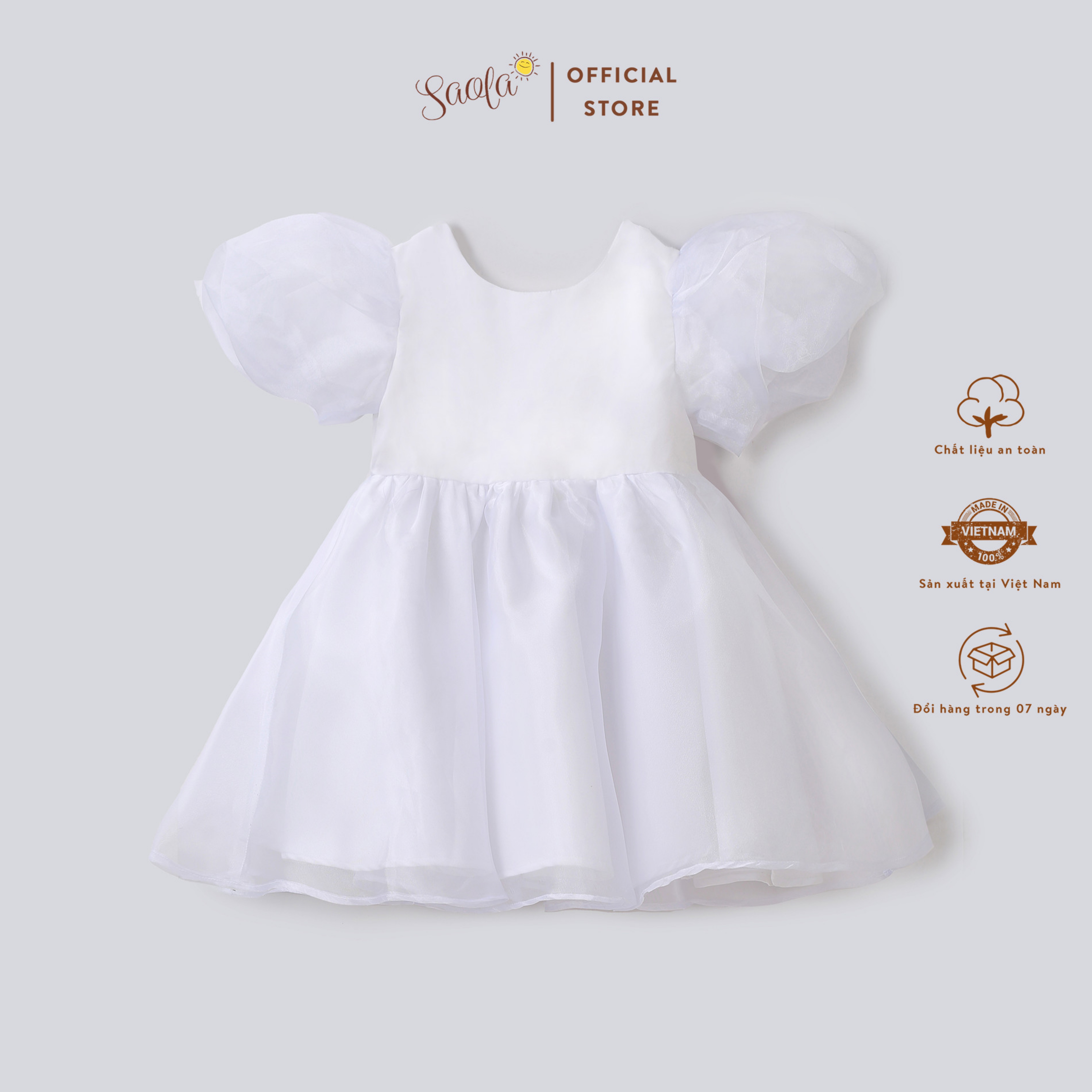 Đầm/Váy Công Chúa Tùng Xòe Bồng Bềnh Cho Bé - AUDRELLA DRESS - DRP006 - SAOLA KIDS CLOTHING