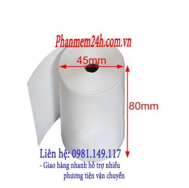 Combo 20 cuộn giấy in hoá đơn k57 phí 23