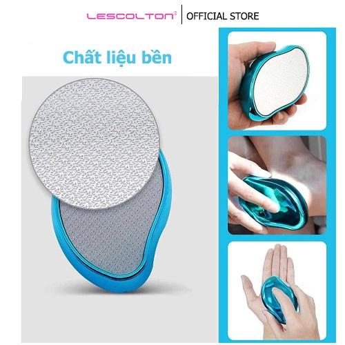 Máy mài gót chân lescolton tẩy da chết không đau bằng thủy tinh pha lê