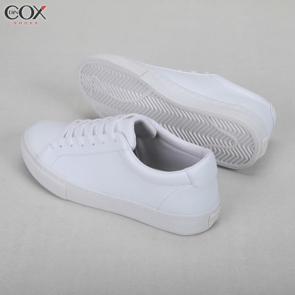 Giày Sneaker Da Unisex DINCOX D20 Năng Động Cá Tính White