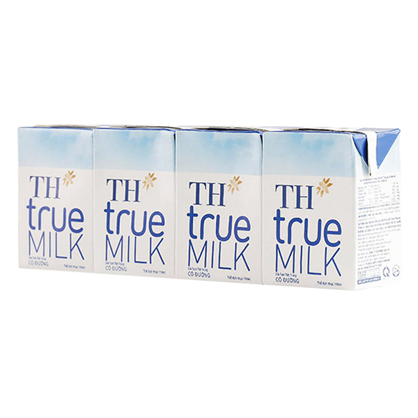 Thùng 48 Hộp Sữa Tươi Tiệt Trùng Có Đường TH True Milk (110ml/Hộp)