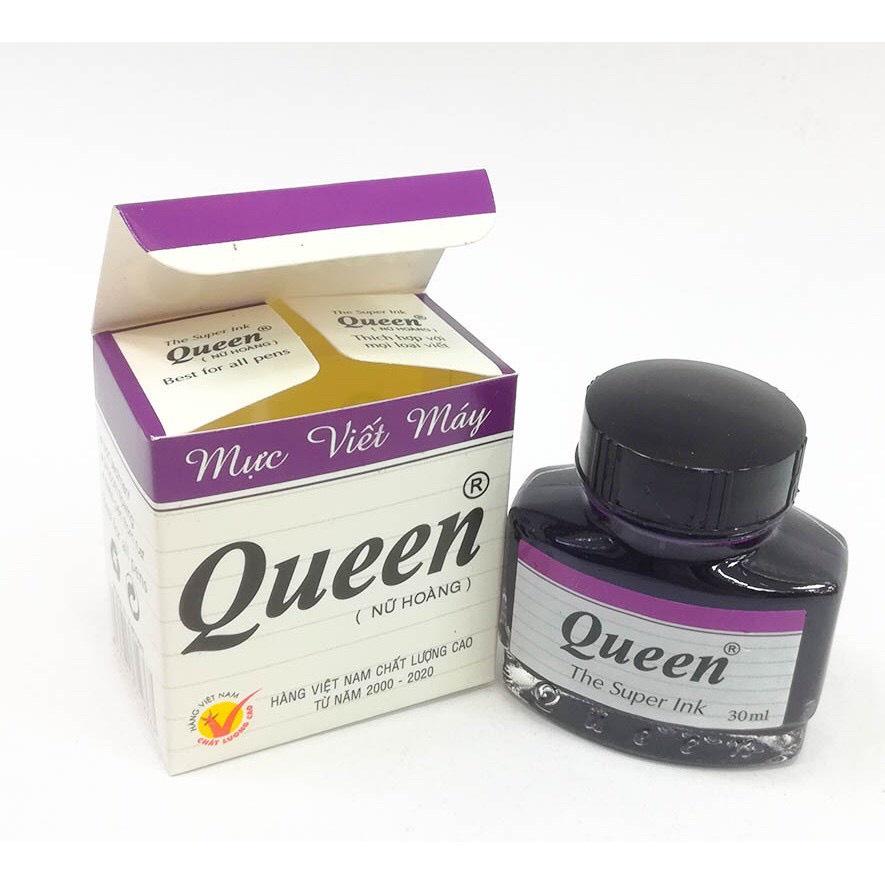 Mực bút máy Queen / Mực Hồng Hà, Mực bơm cho bút máy học sinh