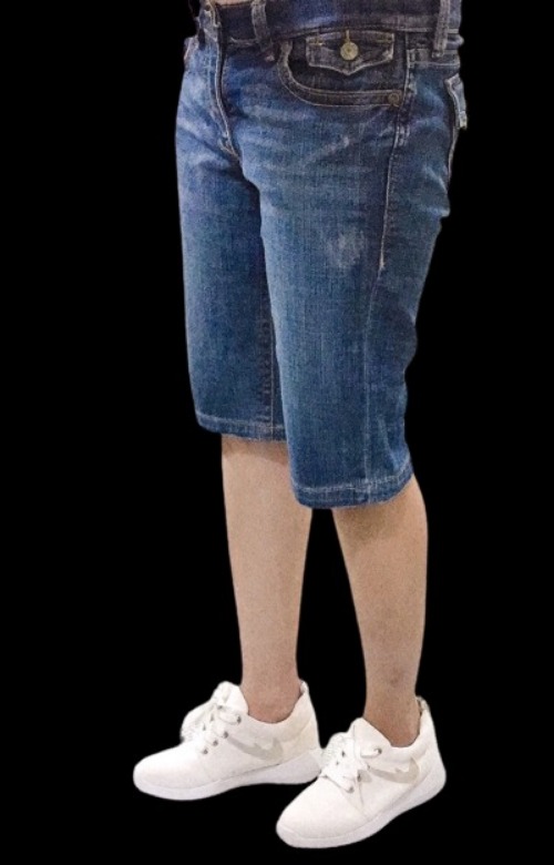 Quần Ngố Jean Form Ôm Dáng