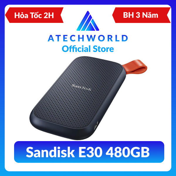 Ổ Cứng Di Động SSD Sandisk Extreme E30 Tốc Độ 520Mb/s - Hàng Nhập Khẩu