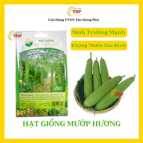 Hạt giống Mướp Hương Lai F1 Thanh Dịu | Hạt Giống | gói 1gr