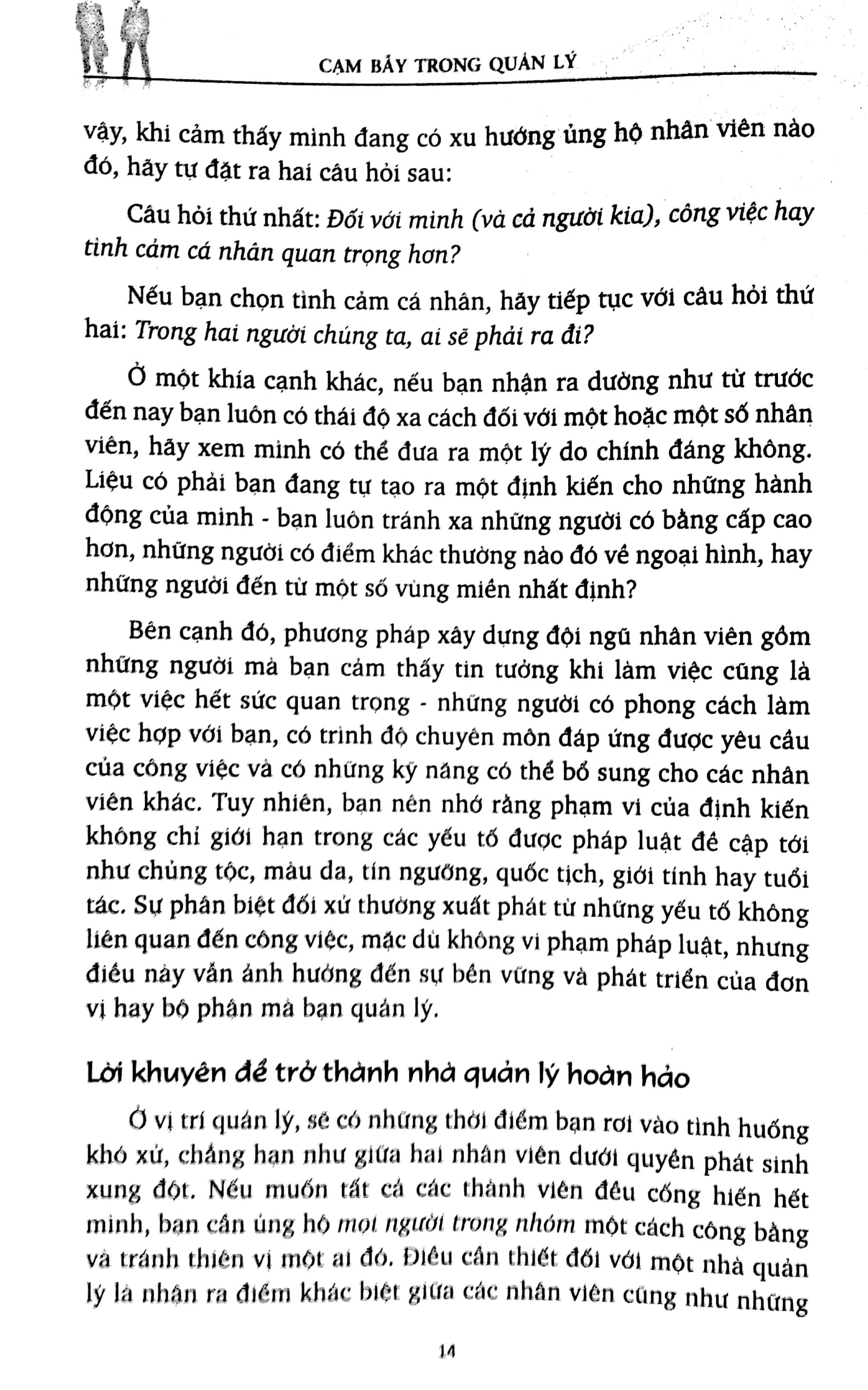 Cạm Bẫy Trong Quản Lý