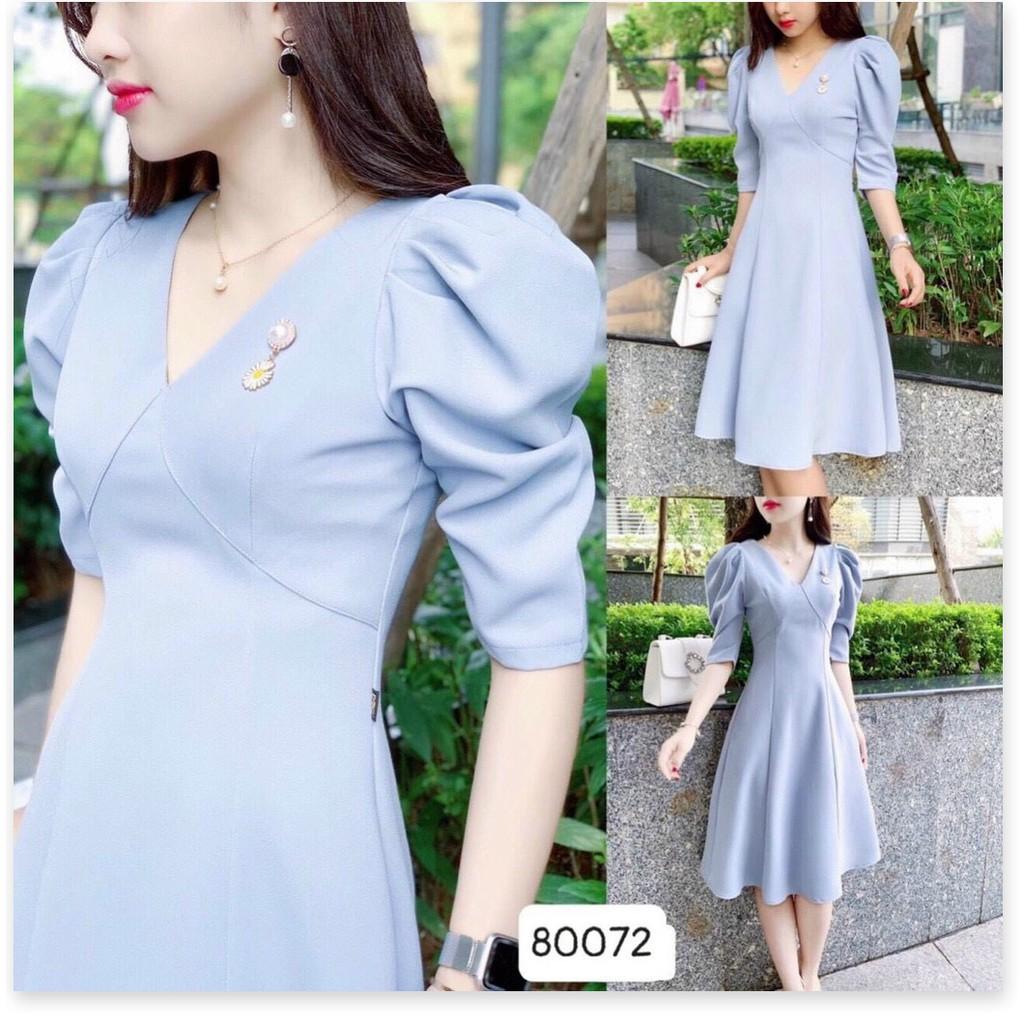 ĐẦM UMI XINH XẮN,HỌA TIẾT TRƠN NHƯNG KHÔNG KÉM PHẦN SANG TRỌNG 1HIT1 FASHION
