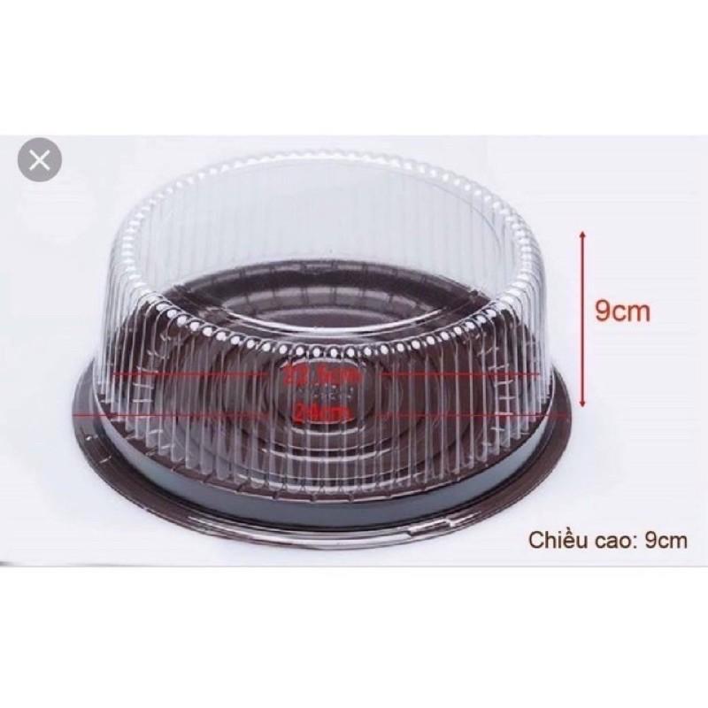 Set 50 hộp nhựa tròn đáy đen
