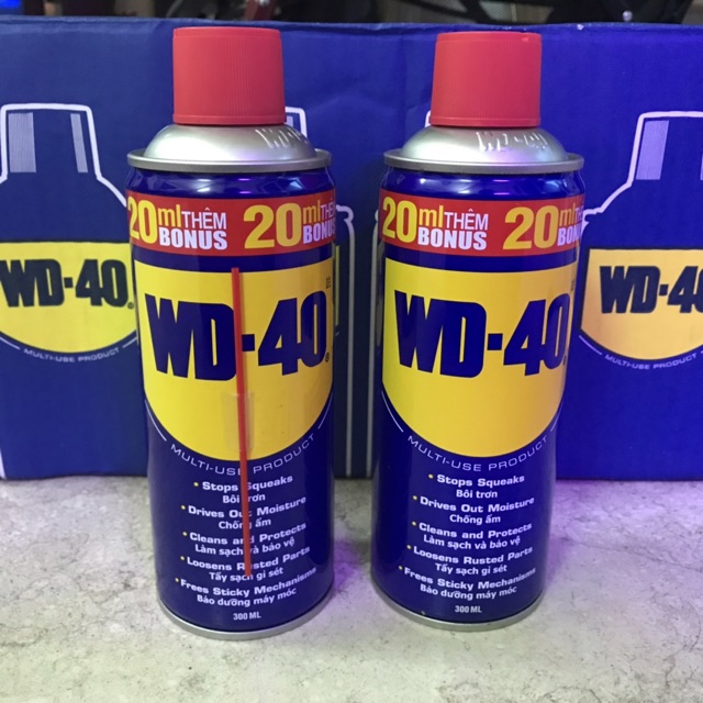 Chai xịt chống rỉ sét, bôi trơn Đa năng [840531/84053-WD-40 300ML E/V CAN 24CT]-hàng chính hãng