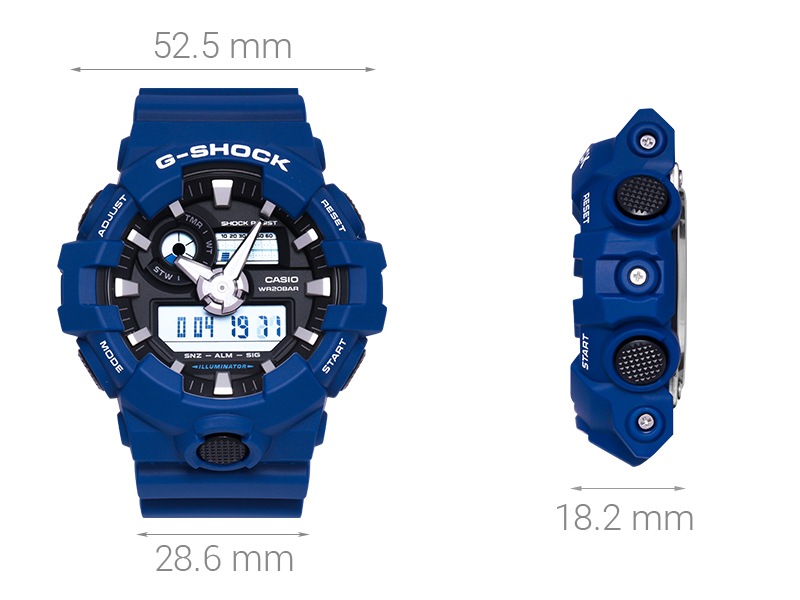 Đồng hồ Nam G-Shock GA-700-2ADR - Hàng chính hãng