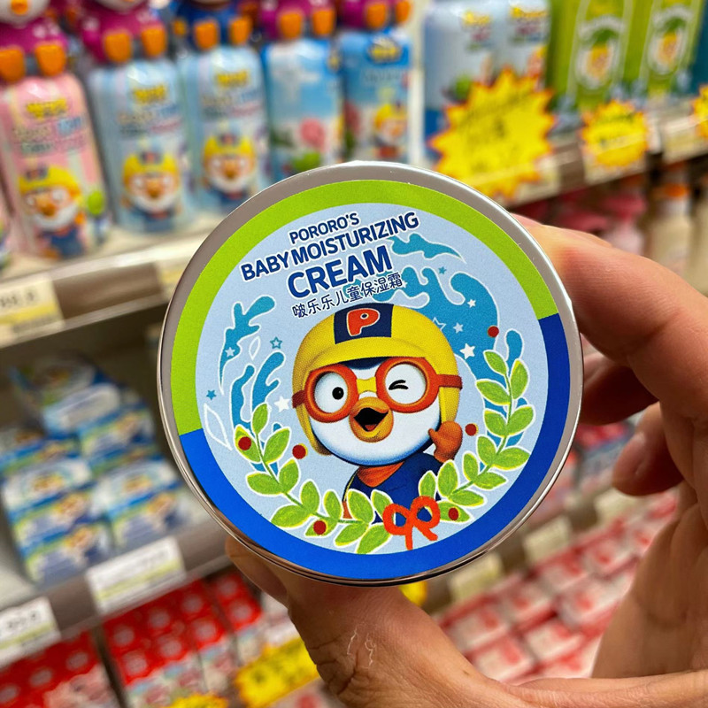 Kem dưỡng ẩm trẻ em Pororo's Baby Moisturizing Cream chống nẻ khô da 1+ ngày tuổi Hàn Quốc 65g