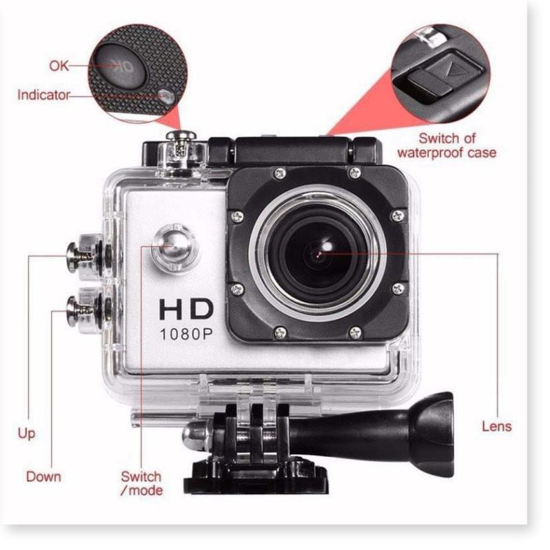 camera hành trình xe máy, tô tô mini, Camera Hành Trình 1080 Sports