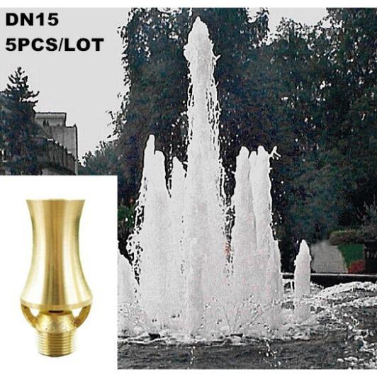 Đầu phun hình cây thông ren ngoài phi 27mm inox
