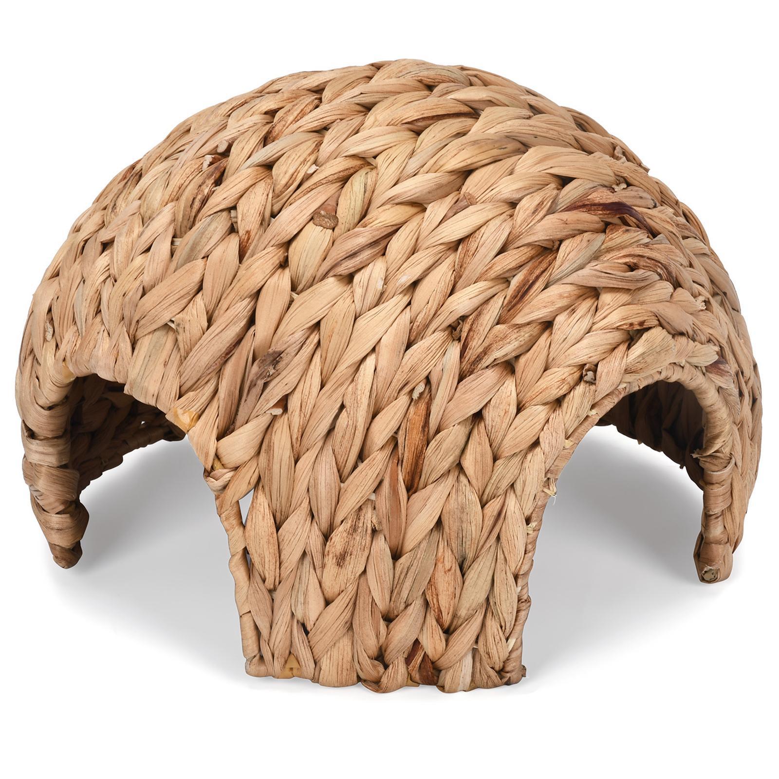 Woven Hamster Hideout Cage Accessories Sleeping Hut Pets Hideout Hamster Tunnel Toy for Chipmunk Bunny Dwarf Hamster