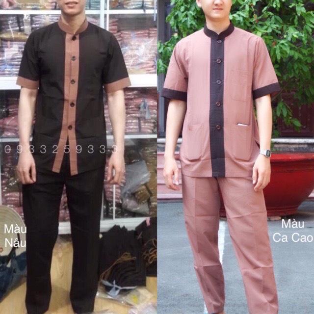 ĐỒ LAM ĐI CHÙA Lãnh Tựu Phối Tay Ngắn