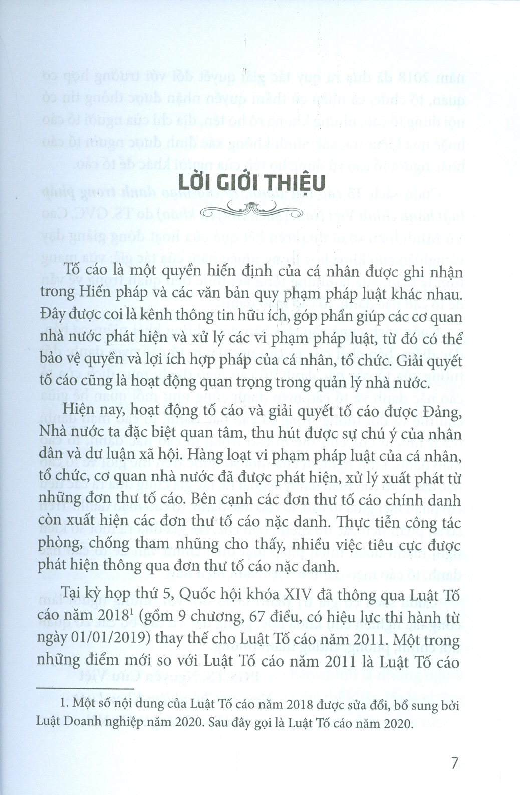 Tố Cáo Nặc Danh, Tố Cáo Mạo Danh Trong Pháp Luật Hành Chính Việt Nam (Sách chuyên khảo)