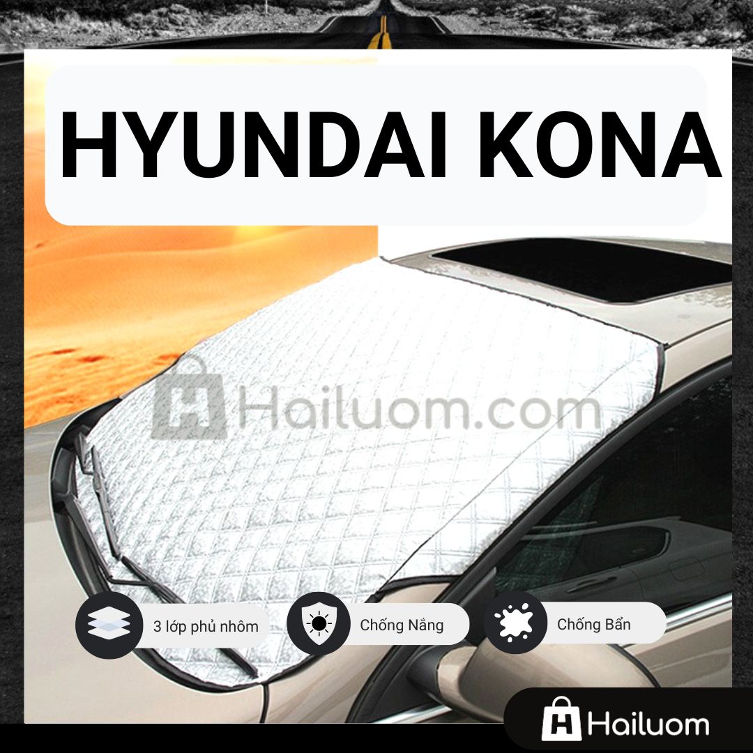Tấm Che Nắng Kính Lái ô tô HYUNDAI KONA - Tấm Che Nắng ô tô Cao Cấp