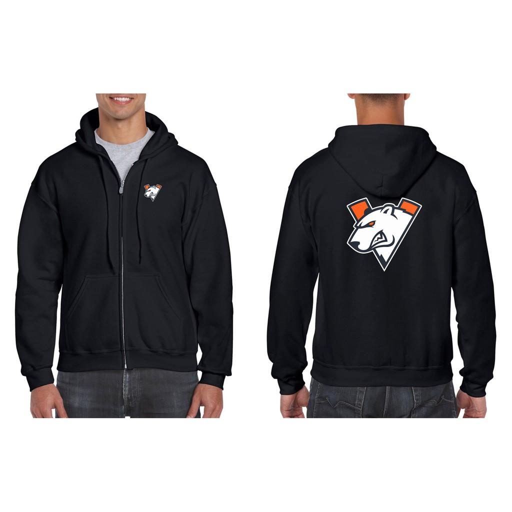 ÁO HOODIE CÓ ZIP - TEAM VIRTUS.PRO