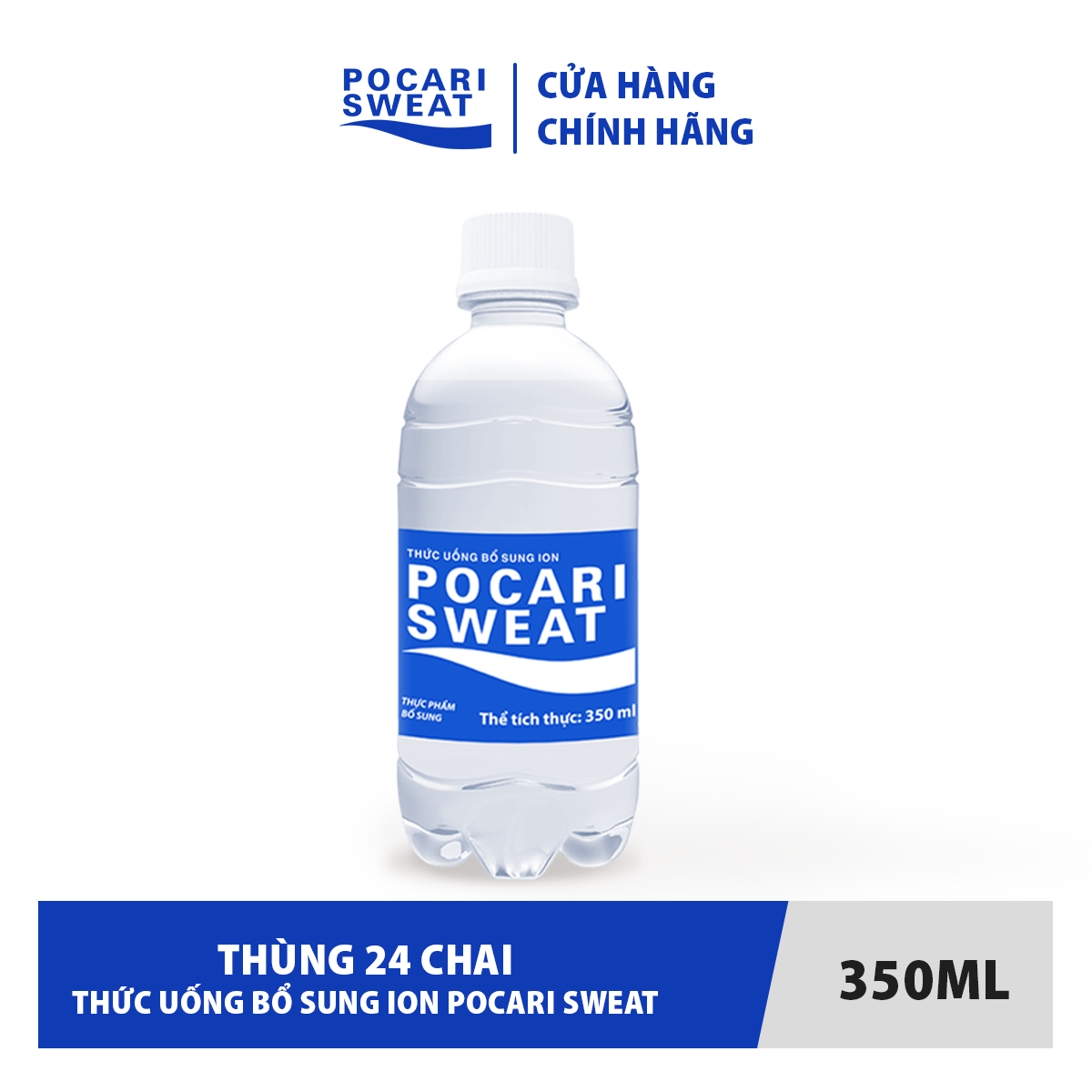 Thùng 24 Chai Thức Uống Bổ Sung ION Pocari Sweat
