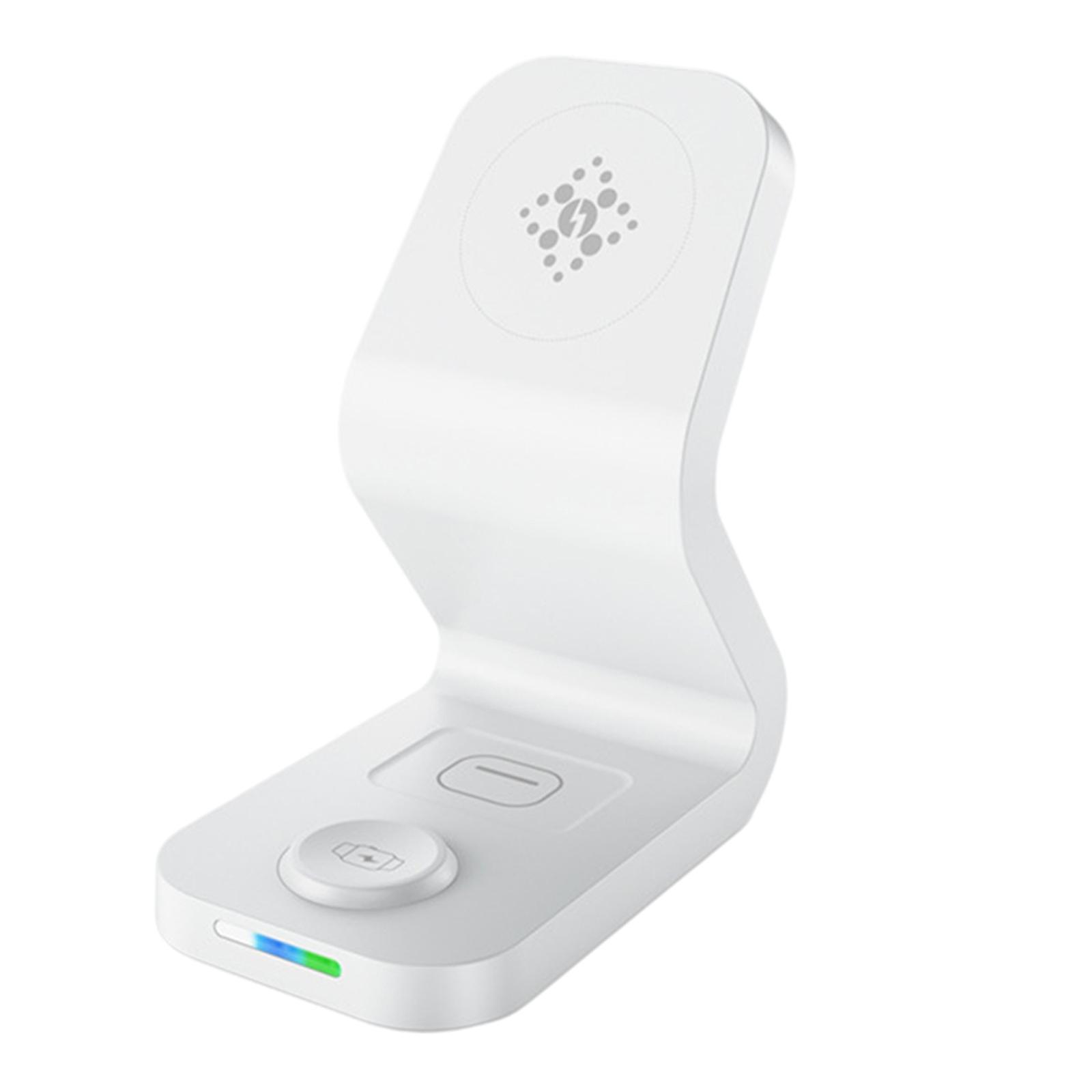 Wireless Charger 3 in 1 for  for Phones Smartphones Headphones Black