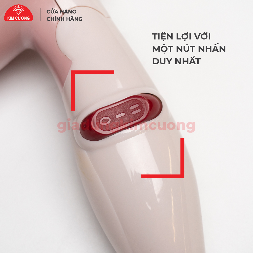 Máy Sấy Tóc Kim Cương 650W - Máy Sấy Tóc Mini - Hàng Chính Hãng