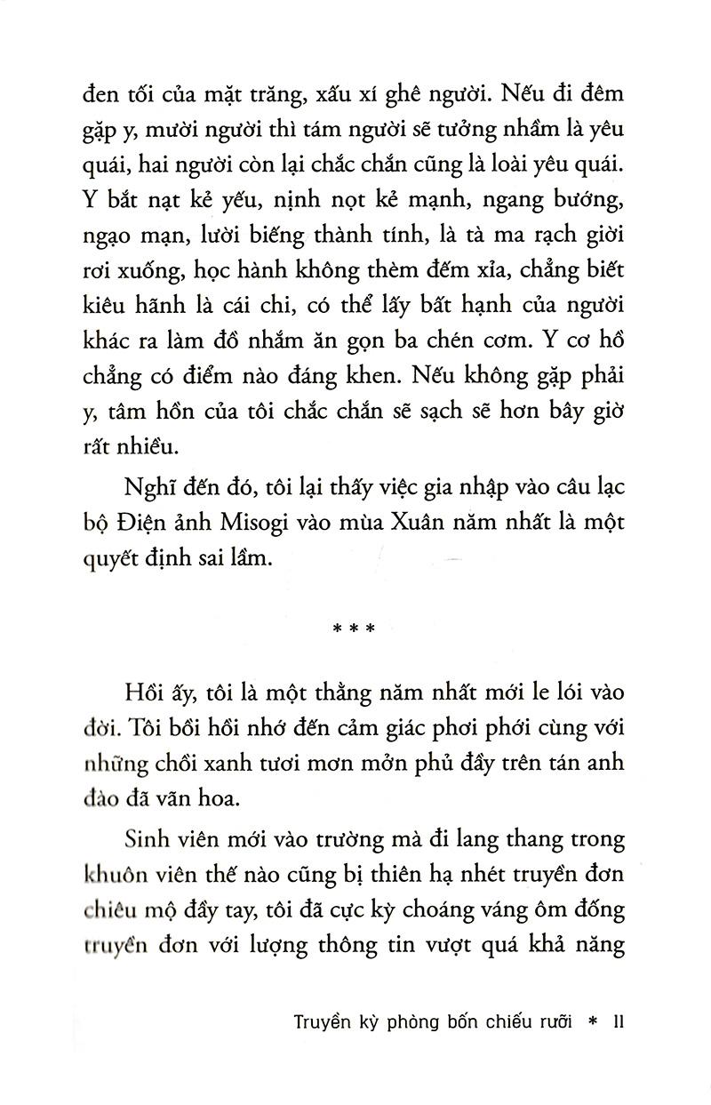 Sách The Tatami Galaxy - Truyền Kỳ Phòng Bốn Chiếu Rưỡi