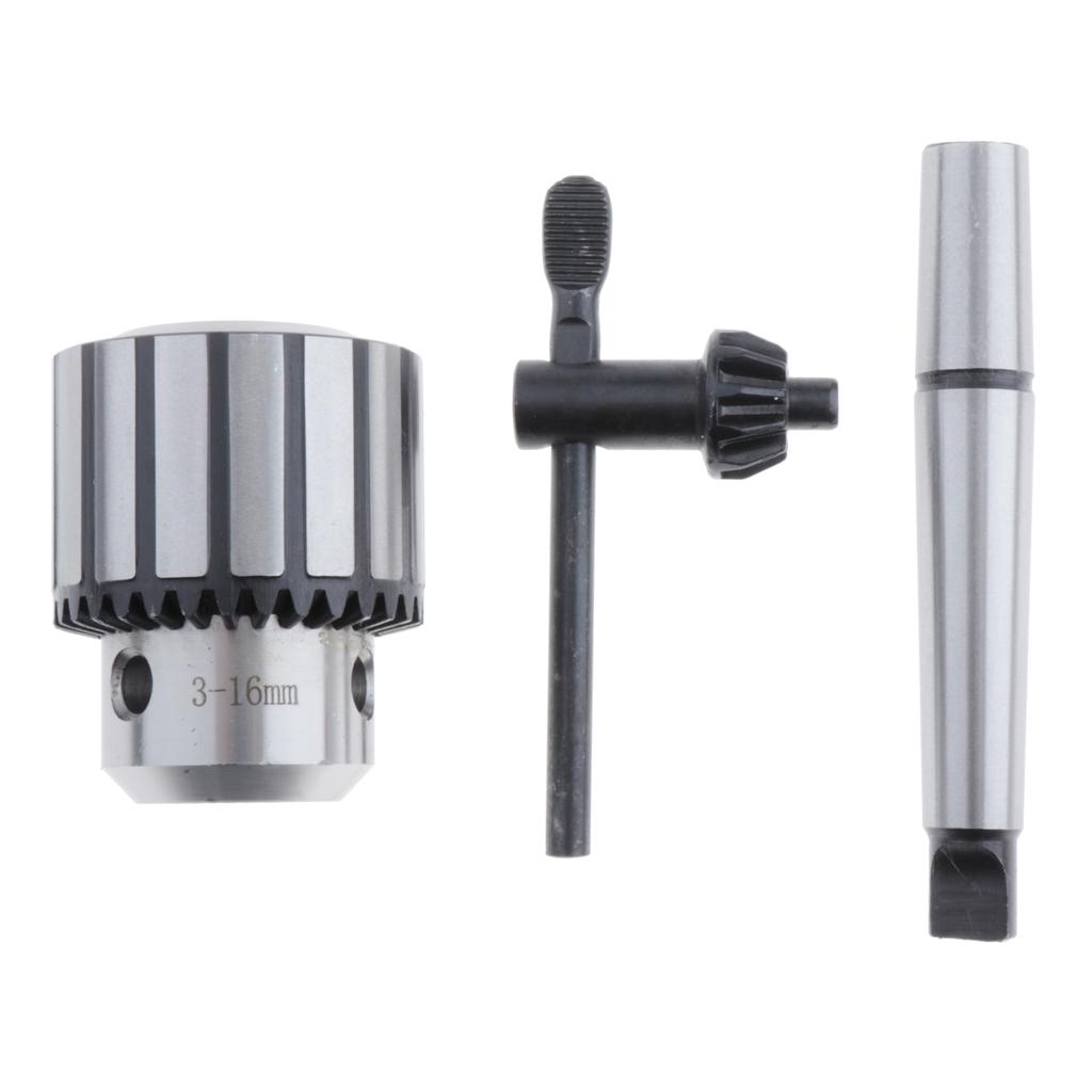 CNC Machine Self Tighten Keyless Lathe Drill Chuck MT2 Arbor Live Center