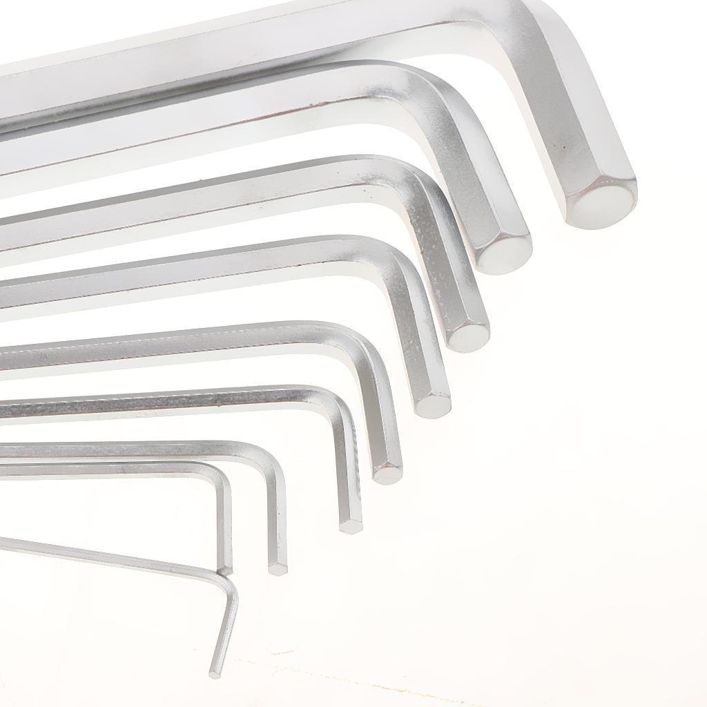 9 Pieces Case Set L-shaped Allen Wrenches