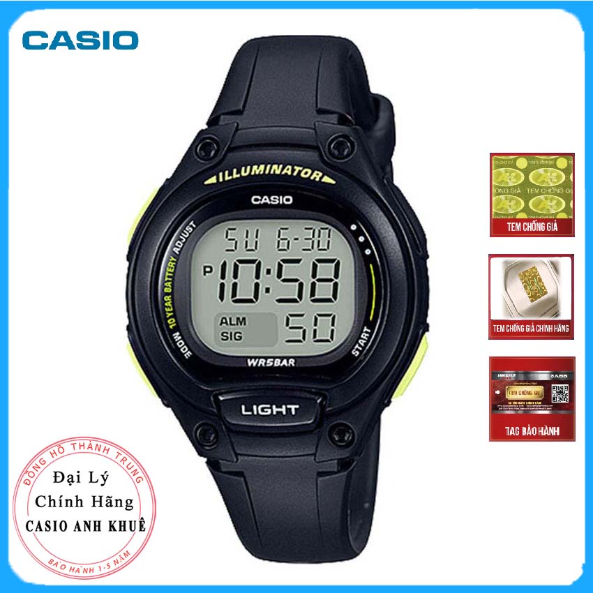 Đồng Hồ Nữ Casio LW-203-1BVDF Dây Nhựa