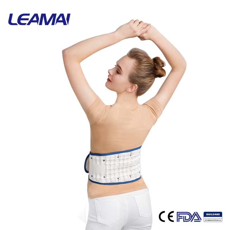 Đai hơi kéo giãn cột sống lưng Leamai Y01 giảm đau lưng cho người thoát vị đĩa đệm, hỗ trợ chấn thương thể thao. Tặng vòng đeo tay thông minh Weafit theo dõi sức khỏe huyết áp.