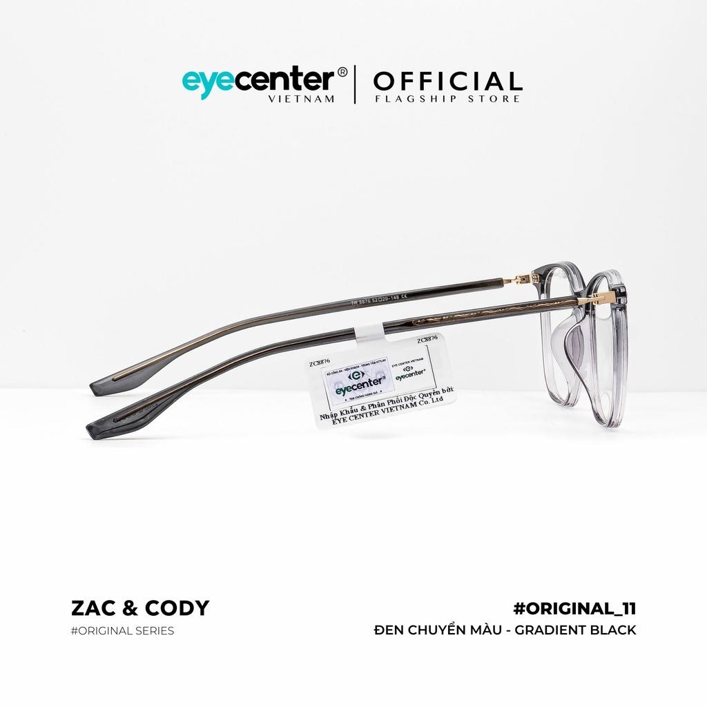 Gọng kính cận nam nữ B11-S chính hãng ZAC CODY lõi thép chống gãy nhập khẩu by Eye Center Vietnam