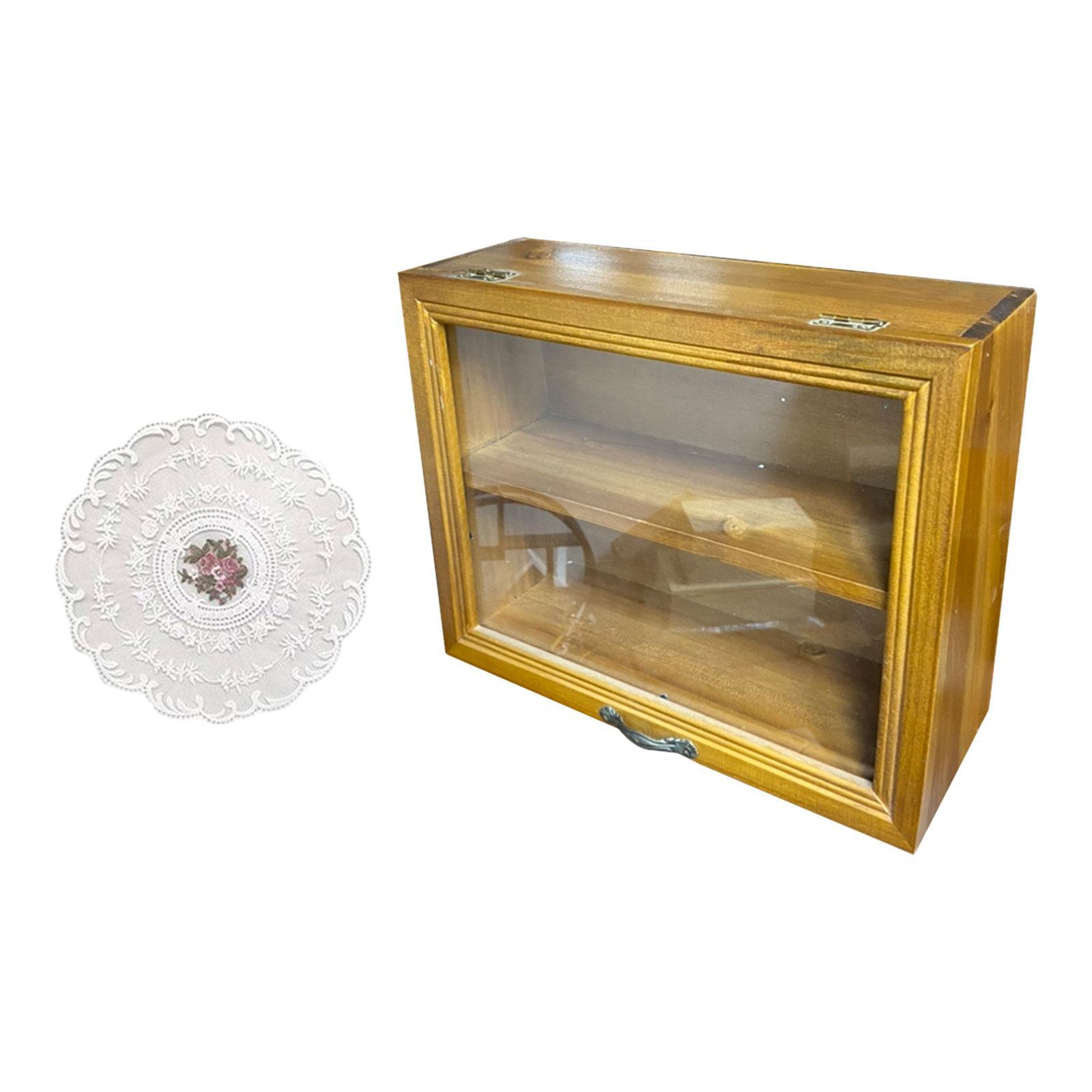 Wood Cabinet Desktop Display Rack Shelf for Bathroom Kitchen Cabinet