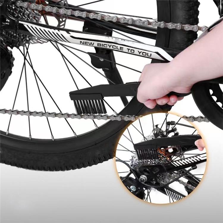 Bộ làm sạch xích xe đạp Bộ dụng cụ làm sạch xích xe đạp Bộ dụng cụ làm sạch dây chuyền Bàn chải chà sàn Dụng cụ rửa xe đạp Phụ kiện cho núi, đường bộ, BMX