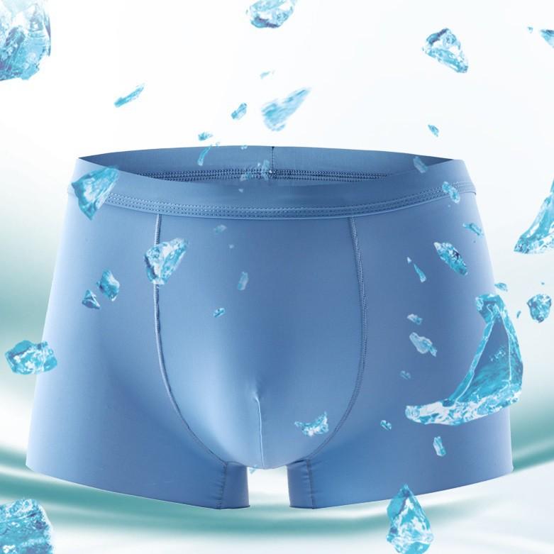 Quần sịp nam đúc lụa kháng mùi kháng khuẩn thun lạnh siêu mỏng boxer chun đúc - Minhstore