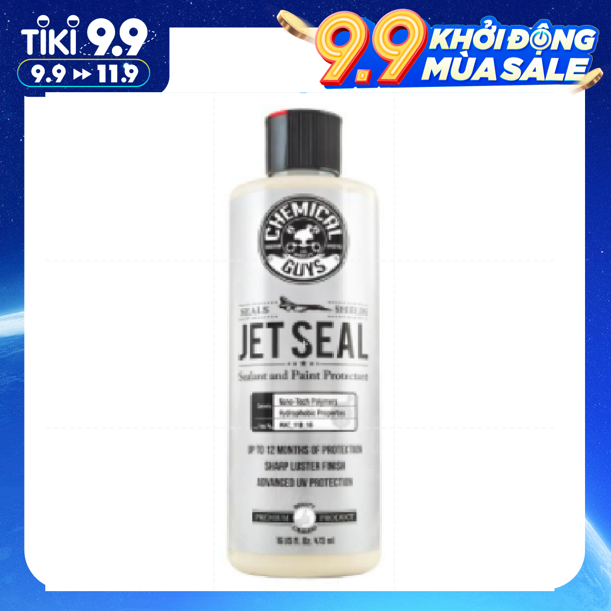 Nano Polymer bảo vệ và tạo bóng sơn xe Chemical Guys Jetseal 209