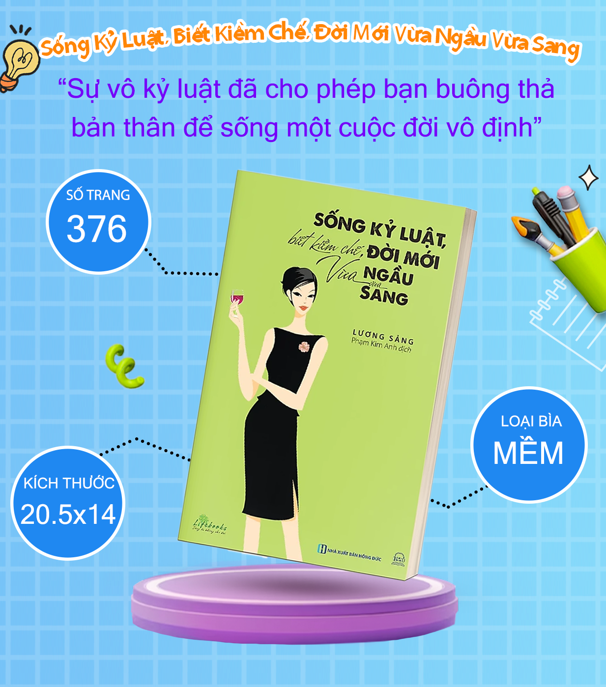 Sách - Sống kỷ luật, biết kiềm chế, đời mới vừa ngầu vừa sang - MCBooks