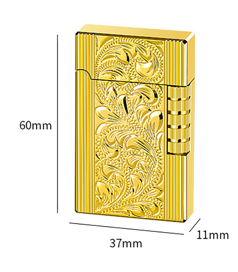 Bật Lửa Dupont Hoa Văn Chiếc Lá – Xài Gas