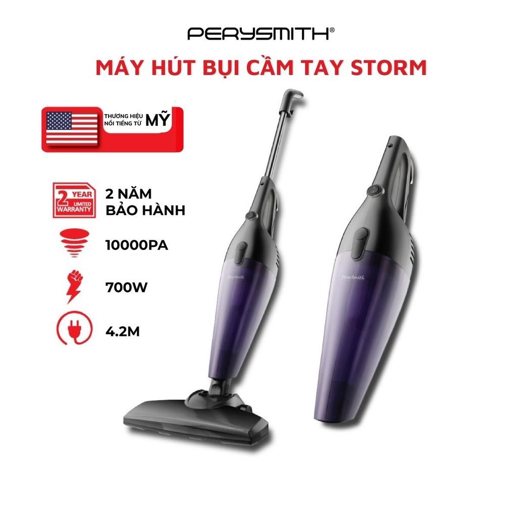 Máy hút bụi cầm tay PerySmith Storm PS7000 (700W) có dây lực hút 10000PA - Hàng chính hãng