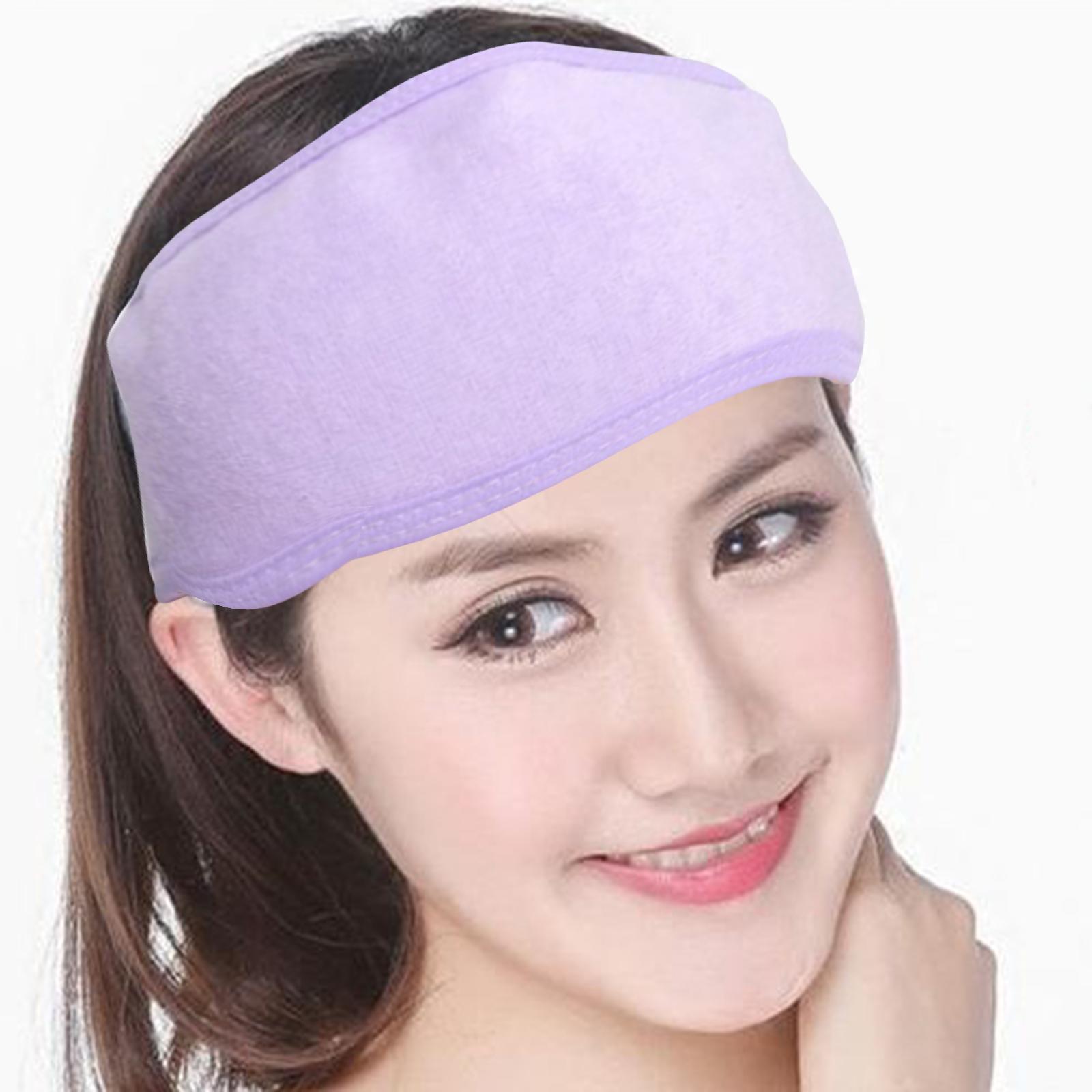 2pcs SPA Facial Headband Adjustable Head Band Washing Women Make up Bath