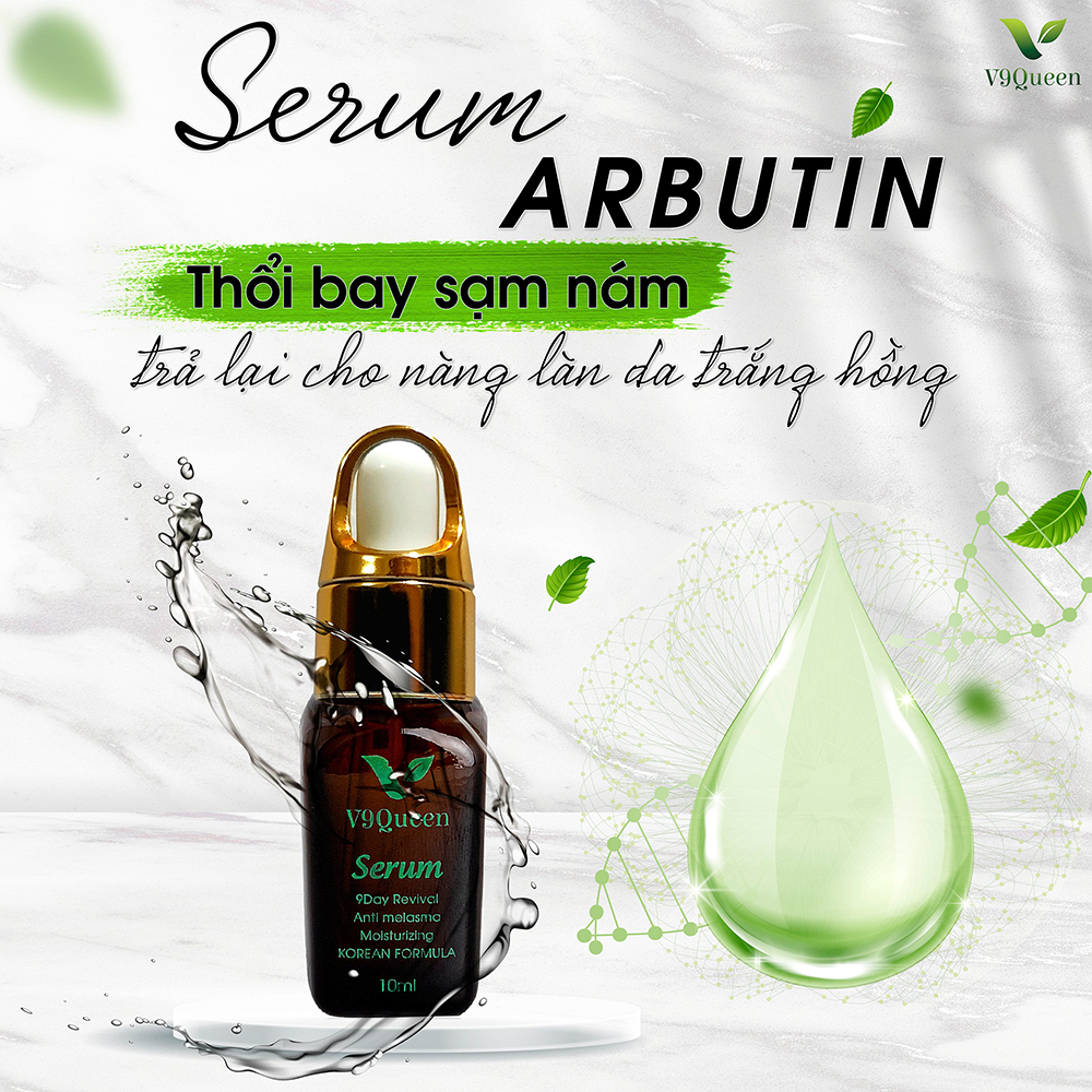 Hình ảnh Serum Trắng Da Mờ Nám Tàn Nhang V9Queen