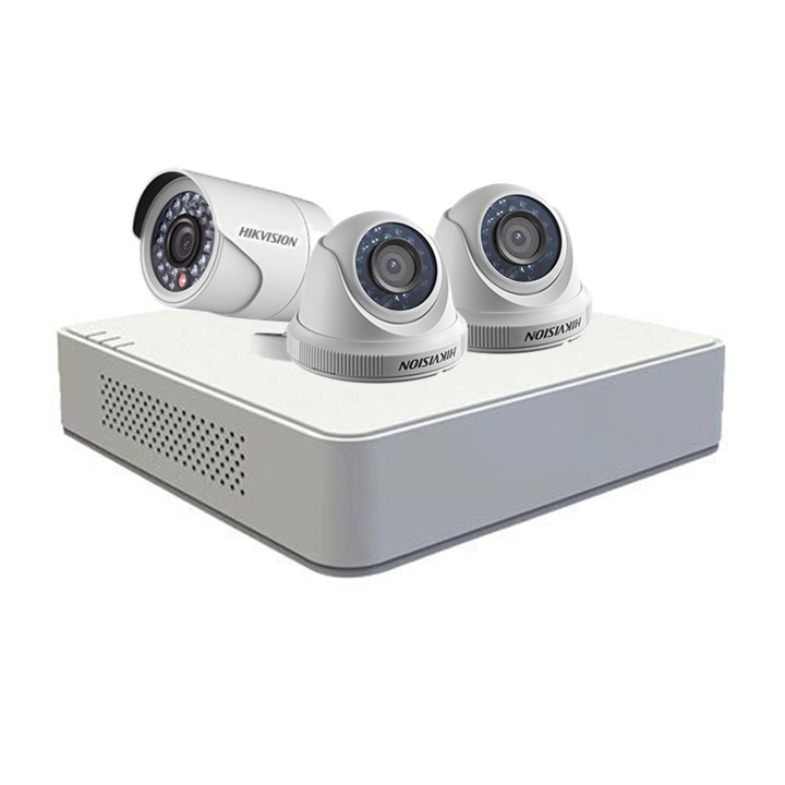 Bộ 3 camera chính hãng Hikvision  HD720P